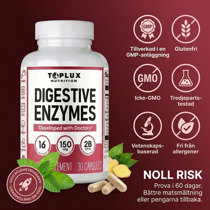 Digestive Enzymes – För En Plattare, Lugnare Mage