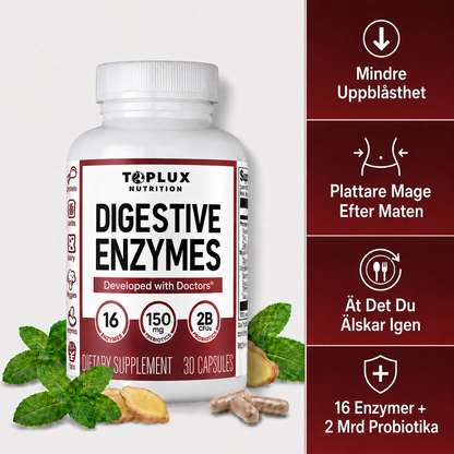 Digestive Enzymes – För En Plattare, Lugnare Mage