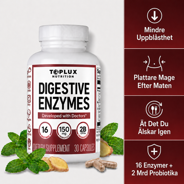 Digestive Enzymes – För En Plattare, Lugnare Mage